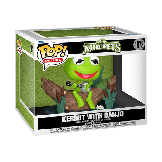 (PRE-ORDER) Muppets Kermit with Banjo Deluxe Pop! Vinyl Figure