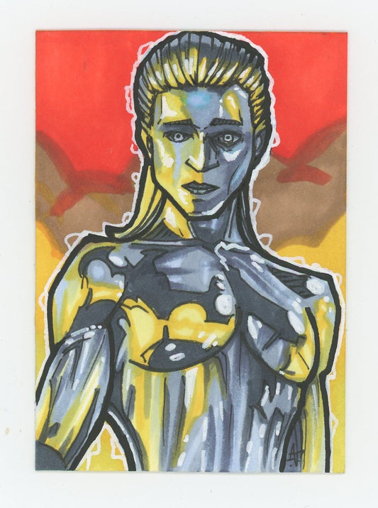 Marvel Fantastic Four Sliver Surfer Custom Art Card