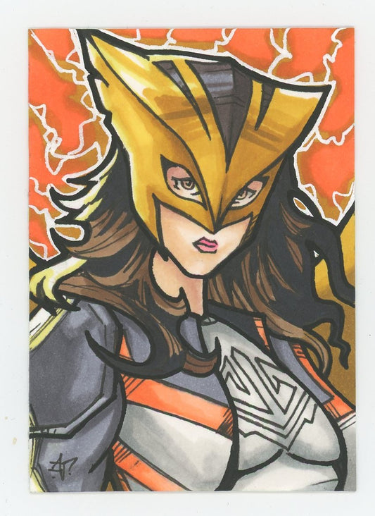 DC Hawkgirl Custom Art Card