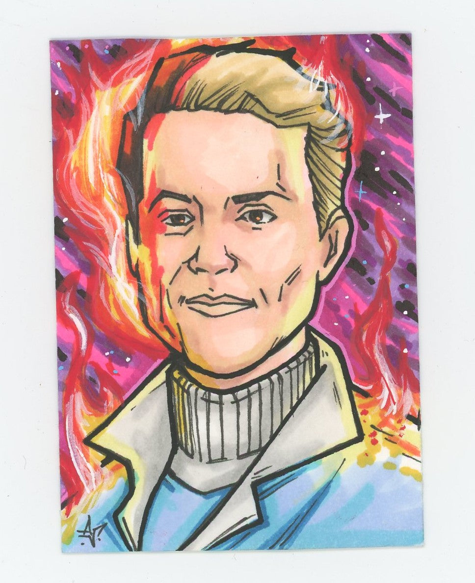 Marvel Fantastic Four Human Torch Johnny Storm Custom Art Card