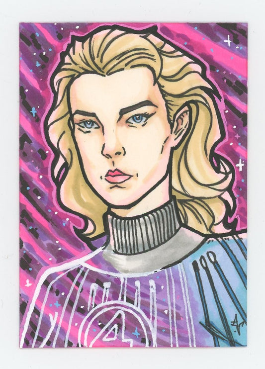 Marvel Fantastic Four Invisible Woman Sue Storm Custom Art Card