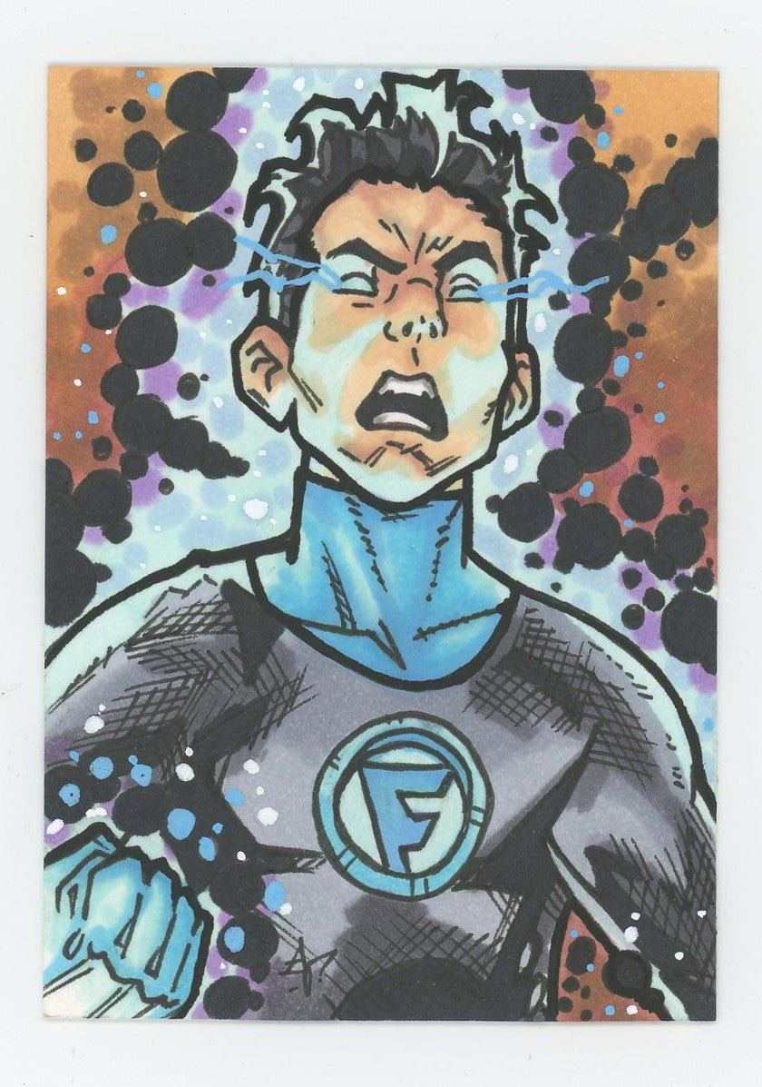 Marvel Fantastic Four Franklin Ricards Custom Art Card