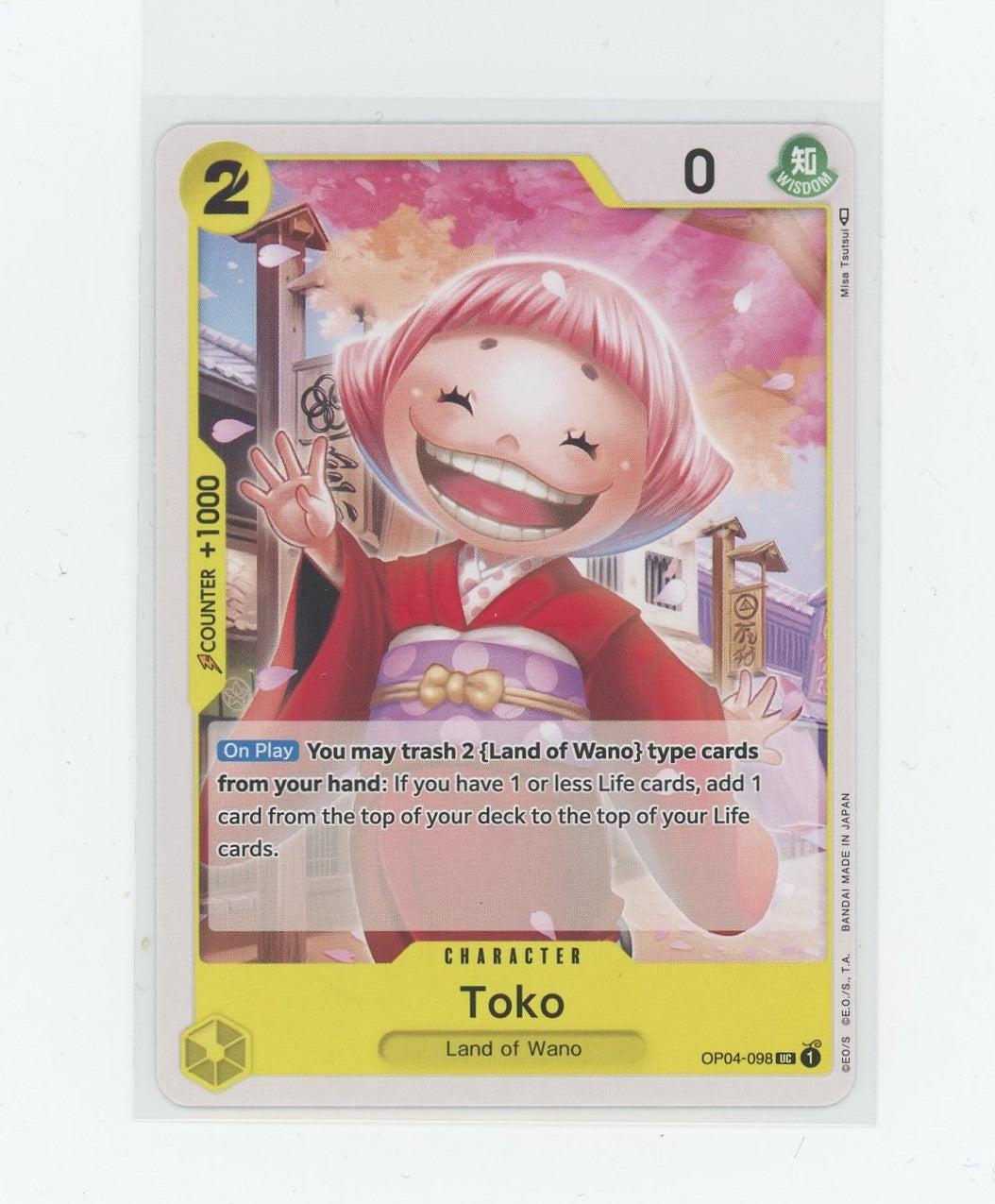 One Piece Card Game - Toko(UC) - OP04-098