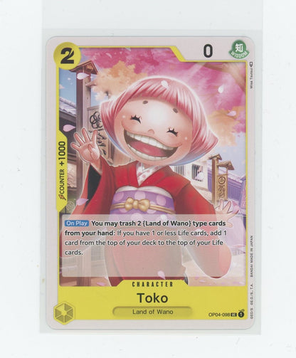 One Piece Card Game - Toko(UC) - OP04-098