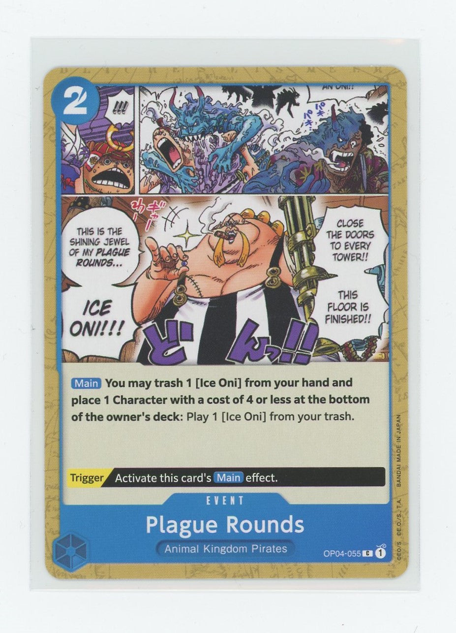 One Piece Card Game - Plague Rounds(C) - OP04-055