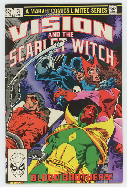 Vision And The Scarlet Witch #1 - #4 Limited Series Bundle (1982)