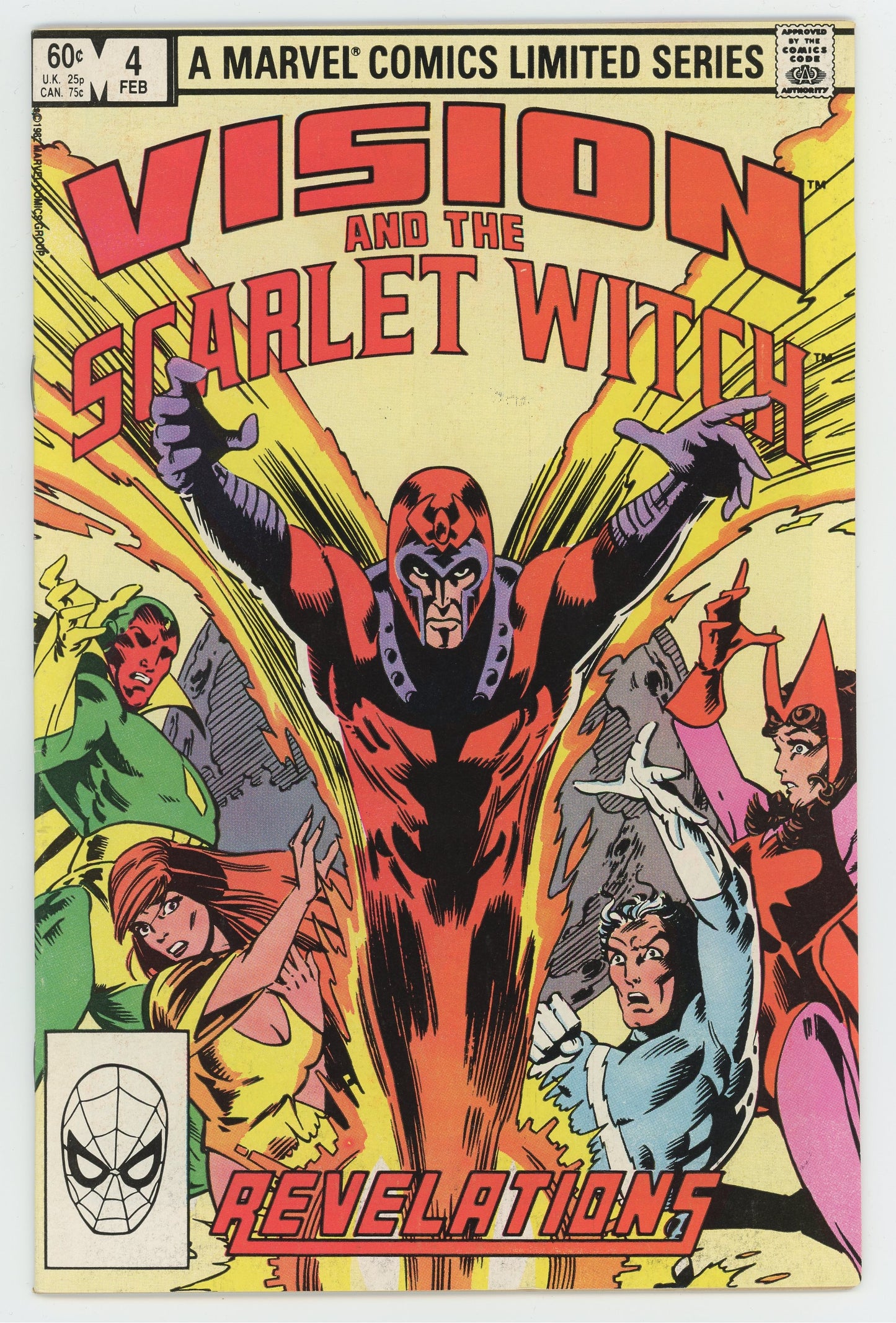 Vision And The Scarlet Witch #1 - #4 Limited Series Bundle (1982)