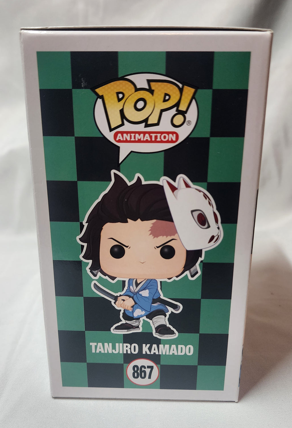Pop Animation Demon Slayer Tanjiro Kamado #867 Hot Topic Exclusive Signed