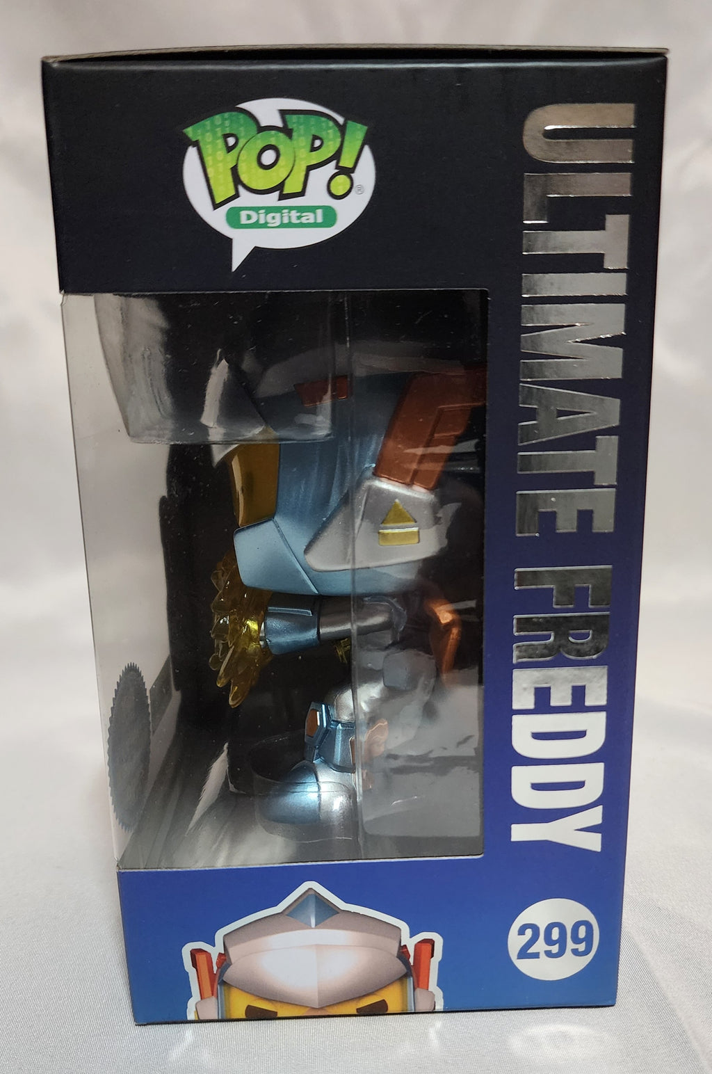 Pop Digital Funime And Cosplay Ultimate Freddy #299 Metallic NFT Limited Edition