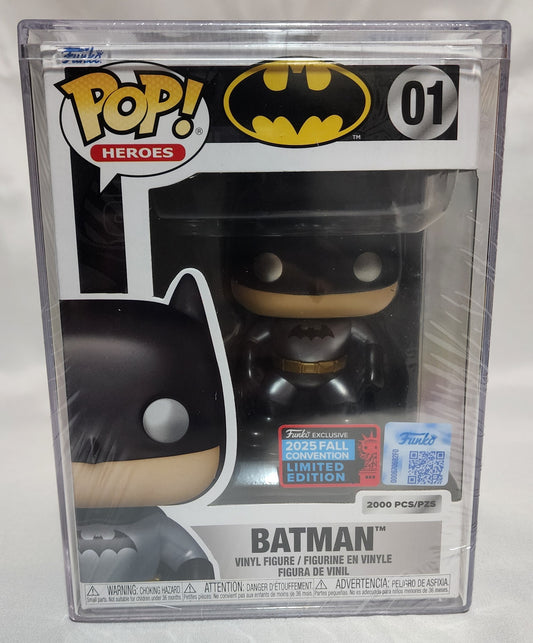 Pop Heroes DC Comics Batman #01 2025 Fall Convention Limited Edition