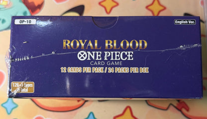 One Piece OP-10 Royal Blood Booster Box Sealed