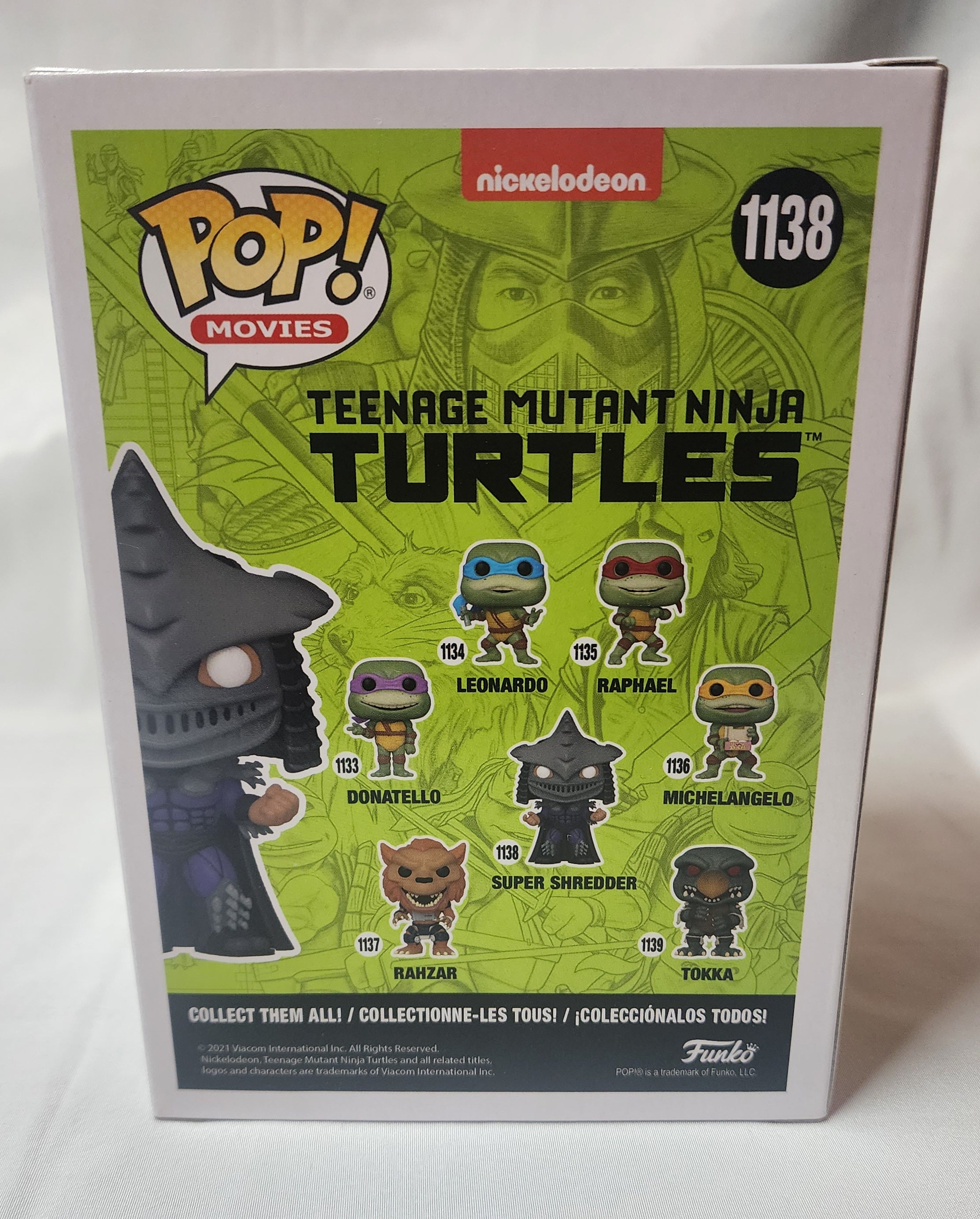 Pop Movies Teenage Mutant Ninja Turtles Super Shredder #1138 Signed