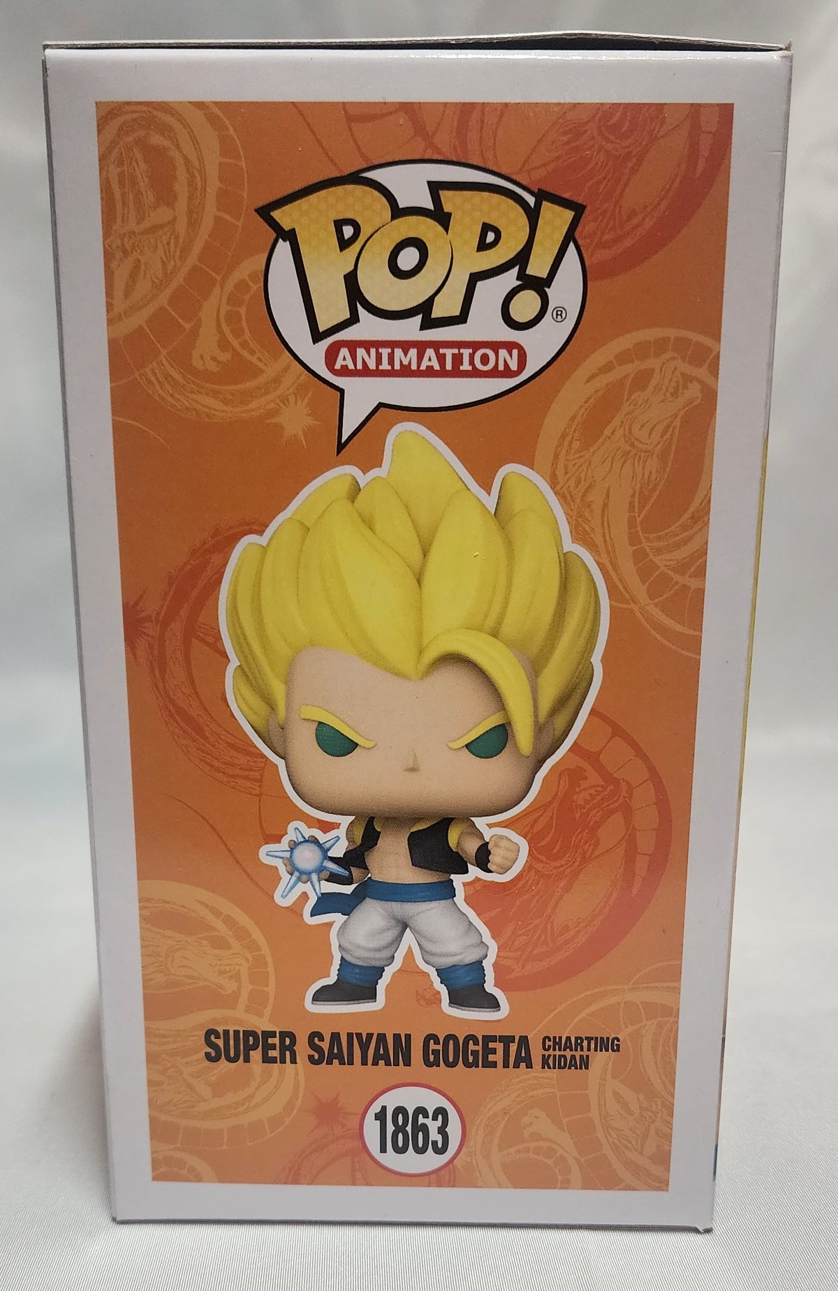 Pop Animation Dragon Ball Super Broly Super Saiyan Gogeta (Charting Kidan) #1863 Chase Signed
