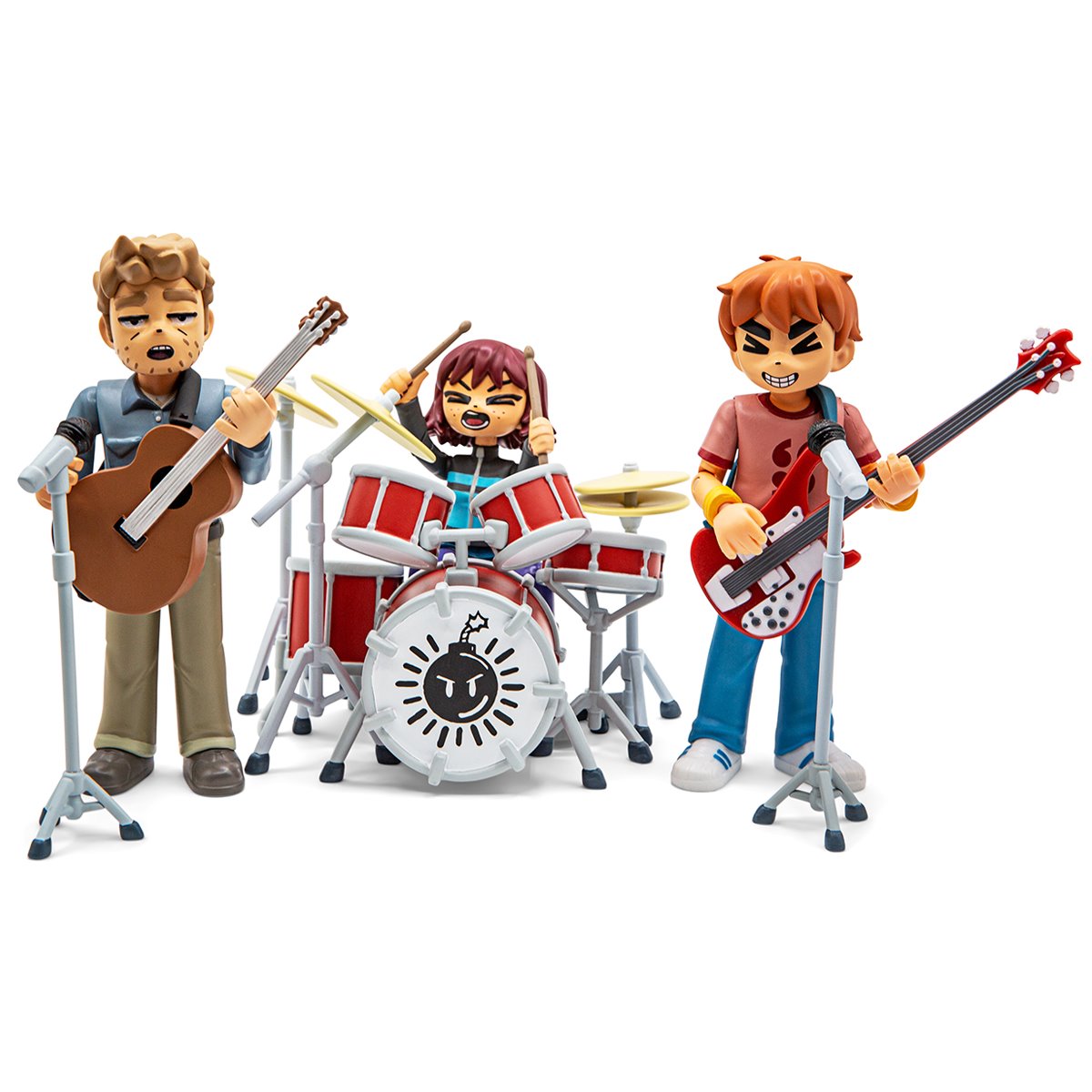 Scott Pilgrim Sex Bob-Omb 3-Pack Action Figures Limited Edition