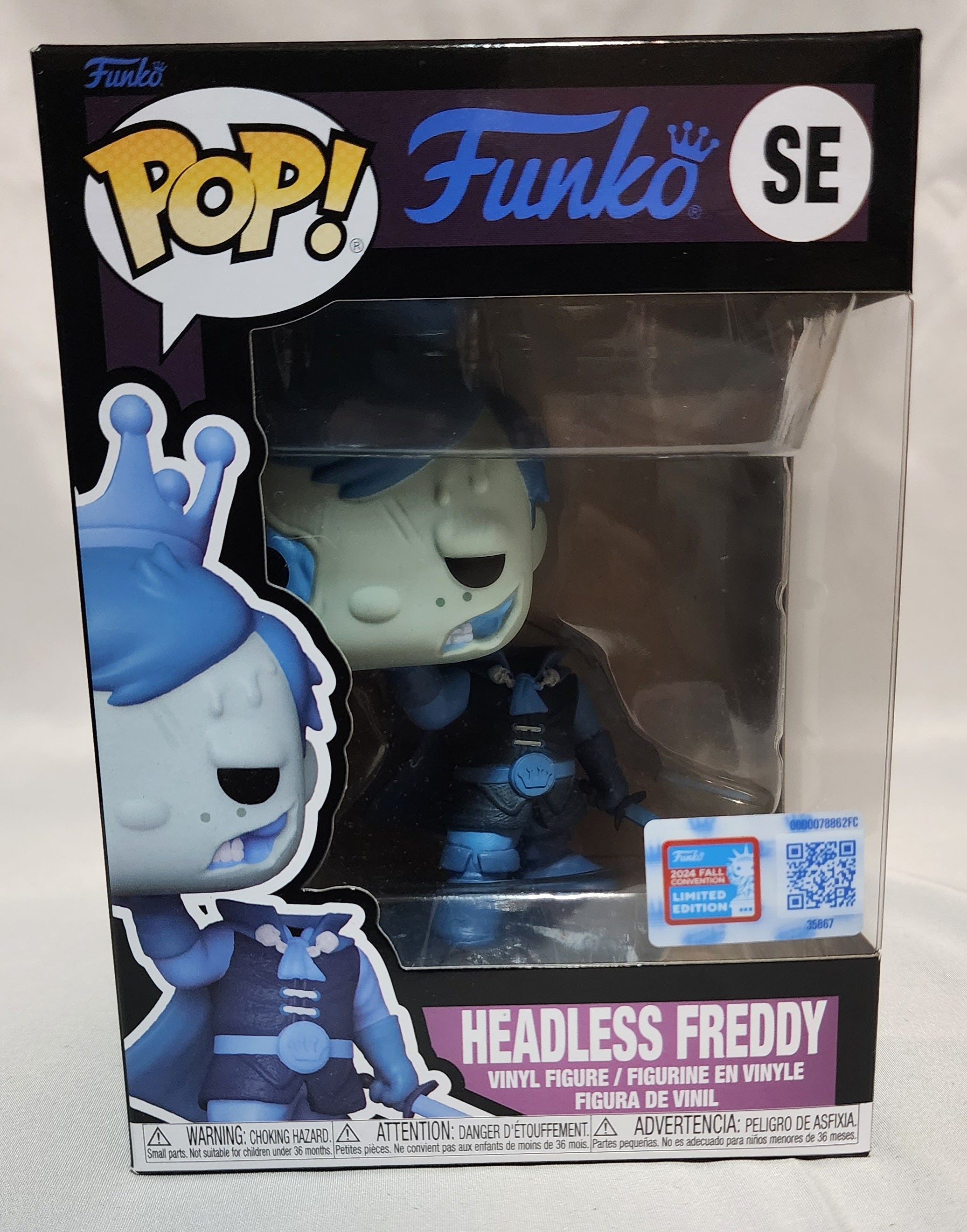 Pop Funko Headless Freddy #SE 2024 Fall Convention Limited Edition