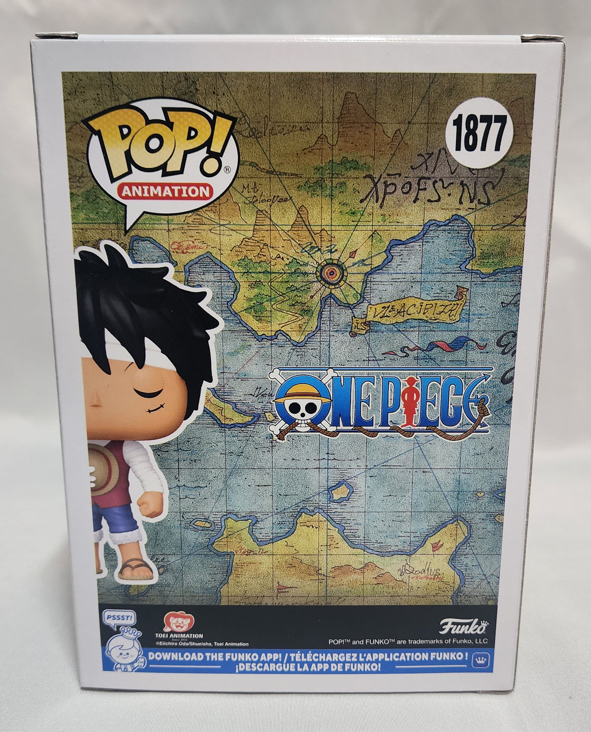 Pop Animation One Piece Monkey D. Luffy #1877 CCXPMX 2025 Limited Edition Signed