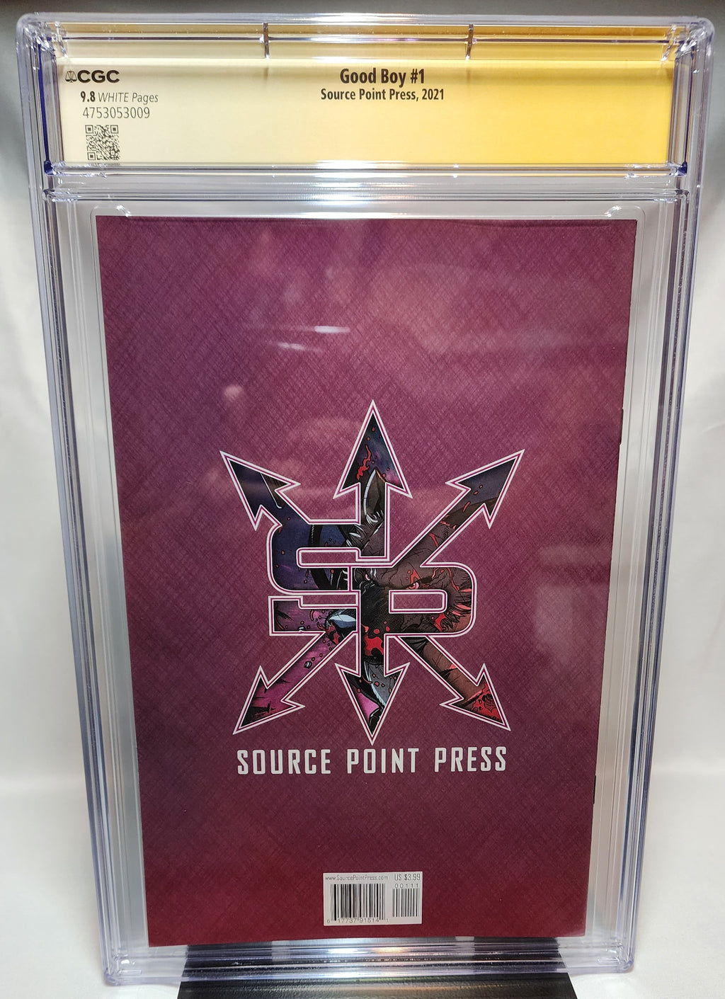Good Boy #1 CGC 9.8 Signature Series Signed & Sketch