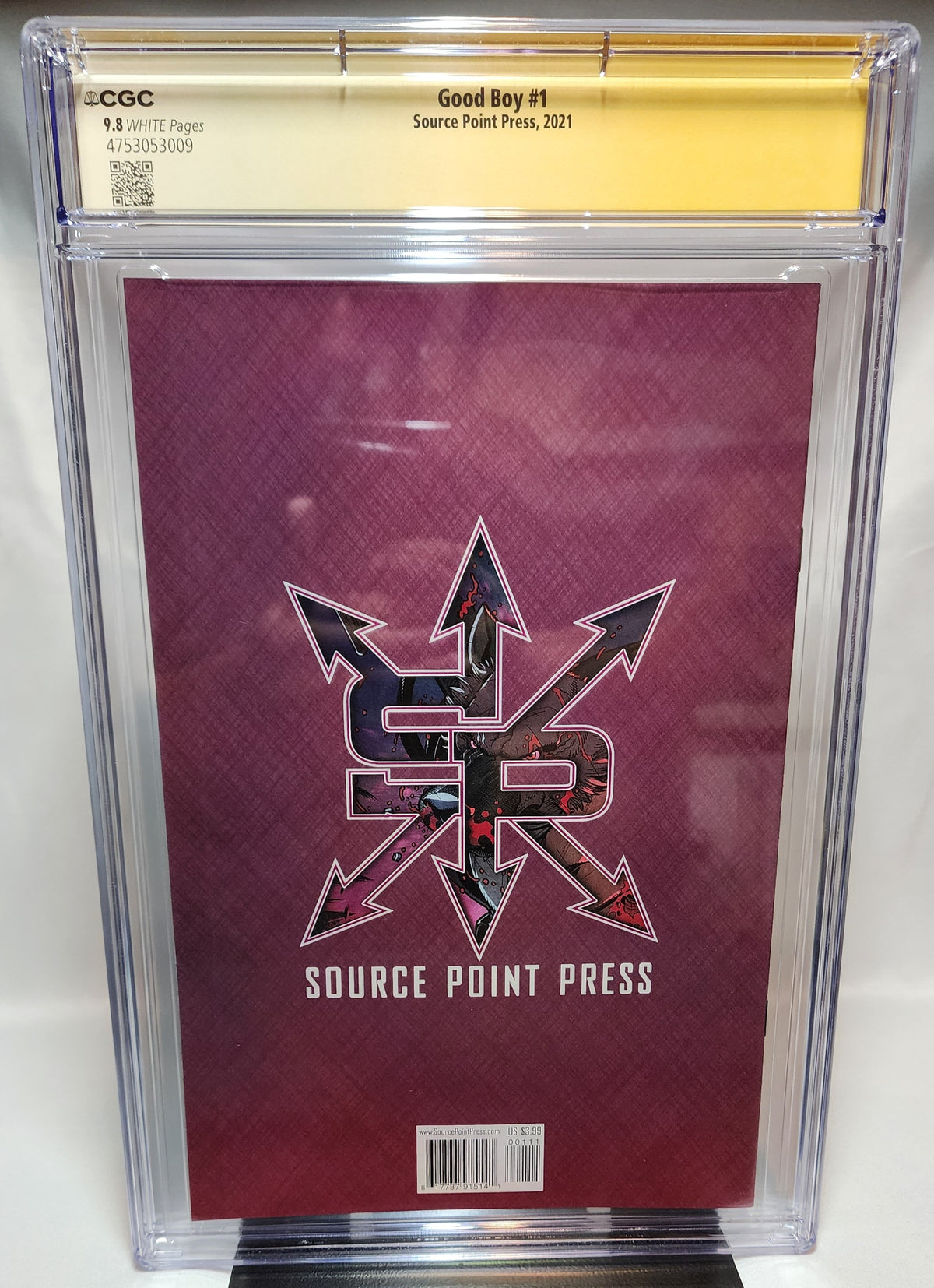 Good Boy #1 CGC 9.8 Signature Series Signed & Sketch
