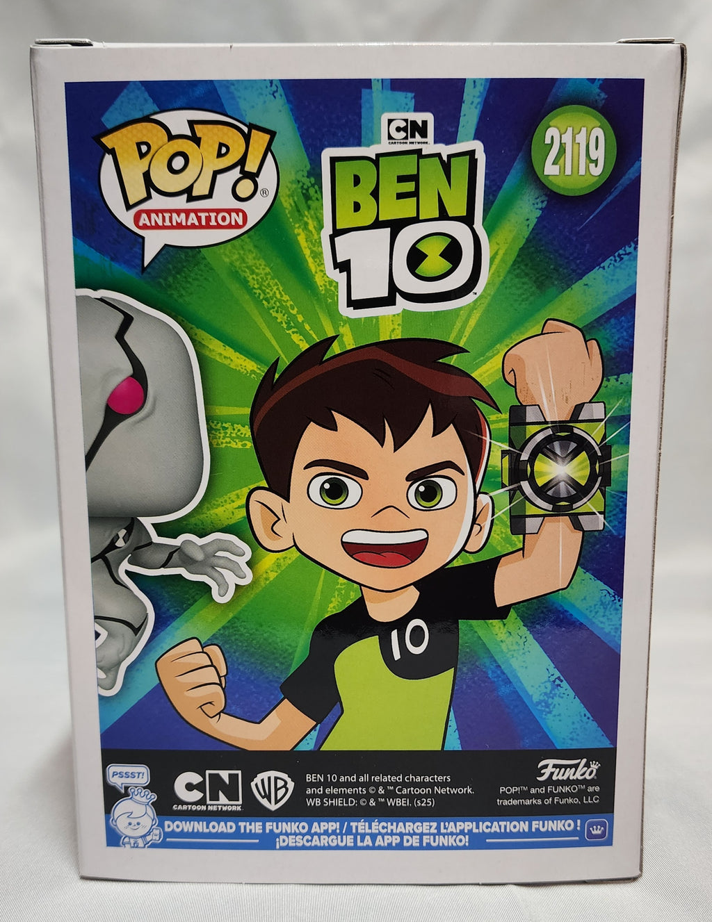Funko Pop Animation Ben 10 Ghostfreak #2119 2025 Fall Convention