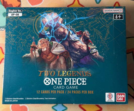 One Piece OP-08 Two Legends Booster Box Sealed