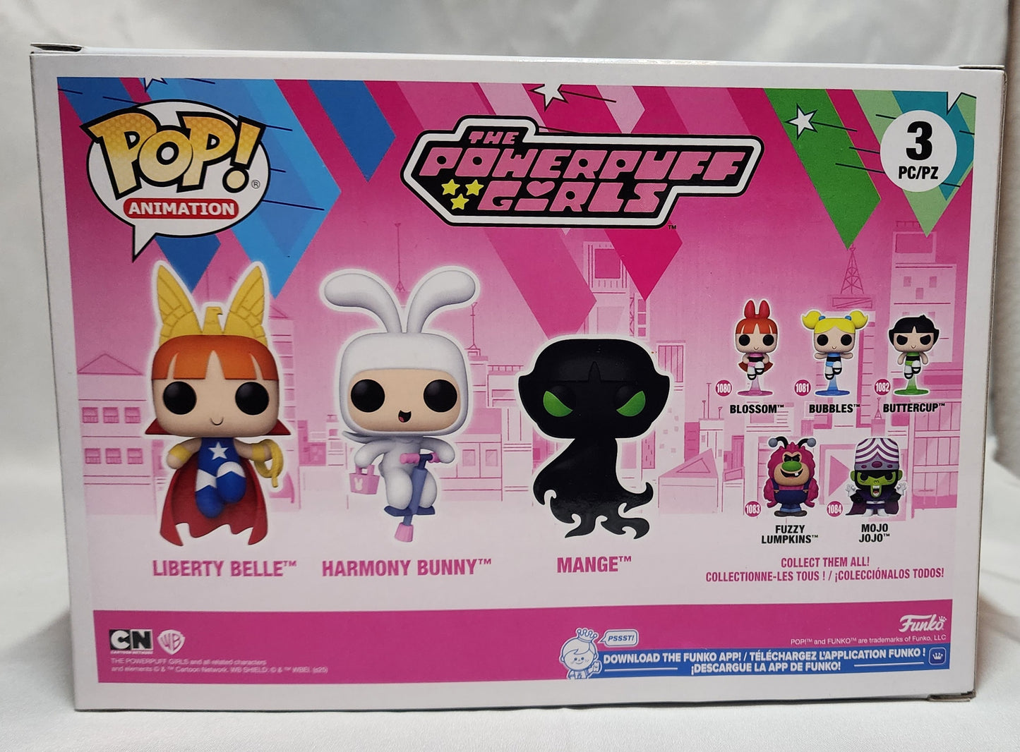 Funko Pop Animation Powerpuff Girls 3 Pack Glow In The Dark 2025 Fall Convention