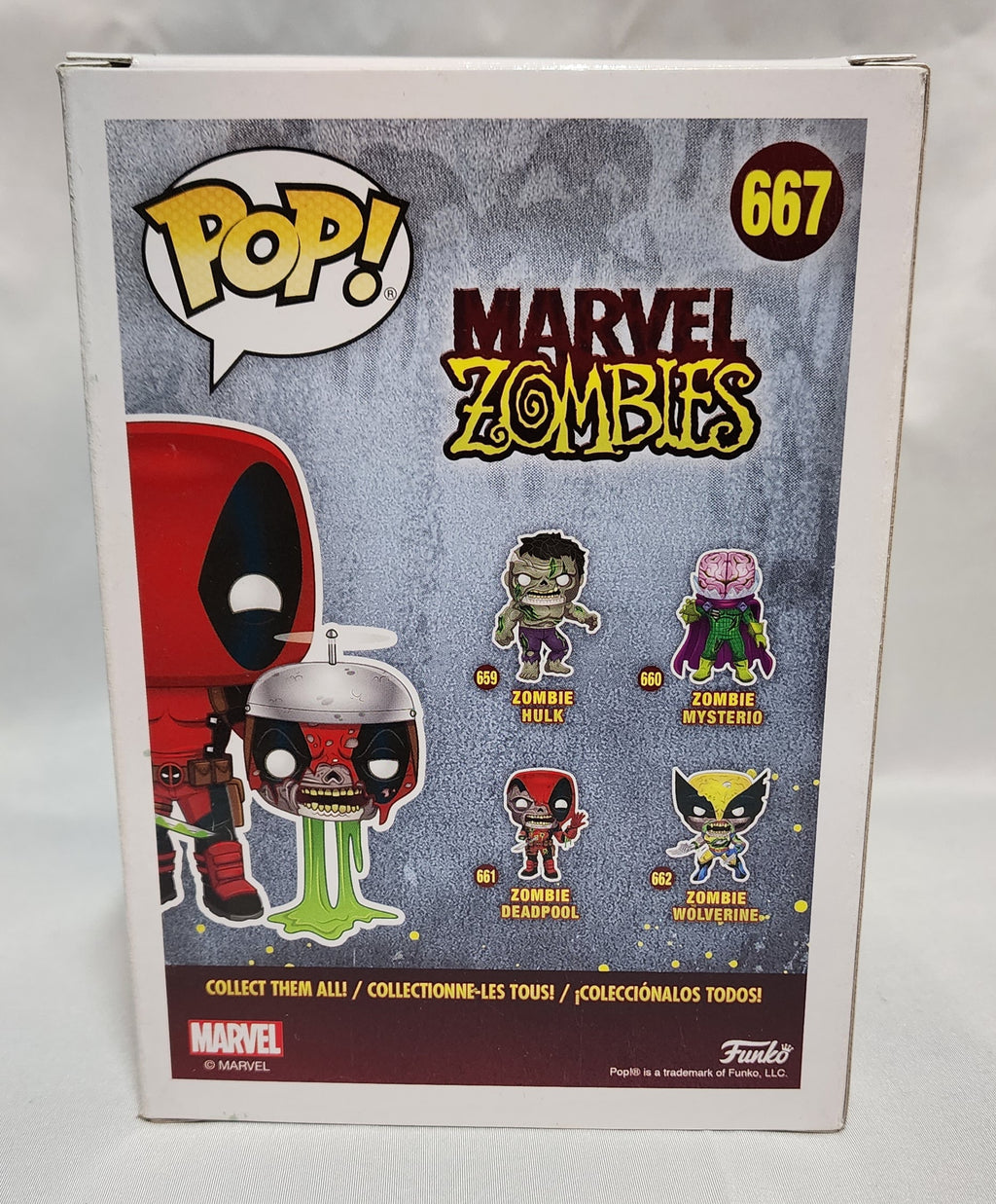 Pop Marvel Zombies Deadpool With Headpool #667 Exclusive Marvel Collection Corps Signed