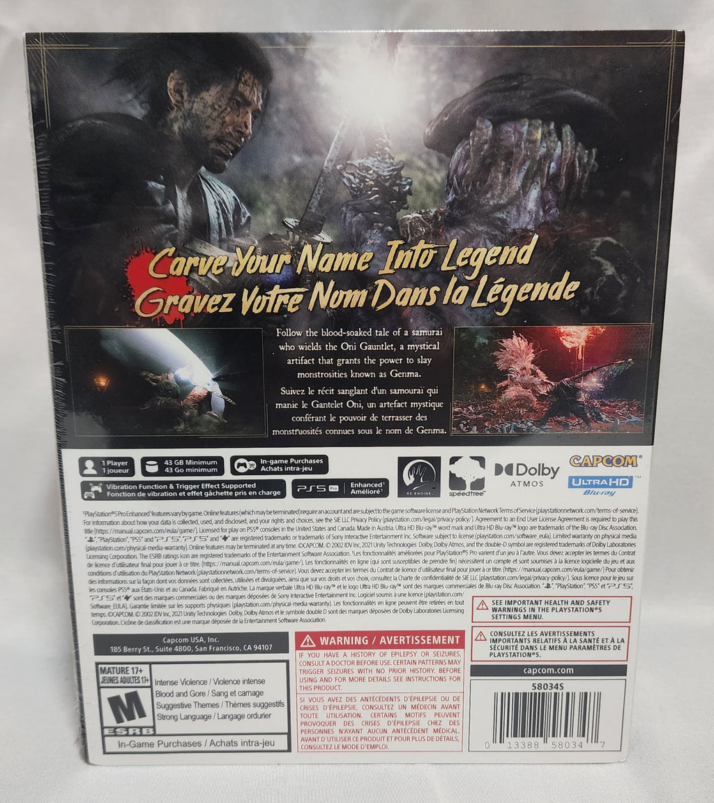 Onimusha Way of the Sword Steelbook Playstation 5