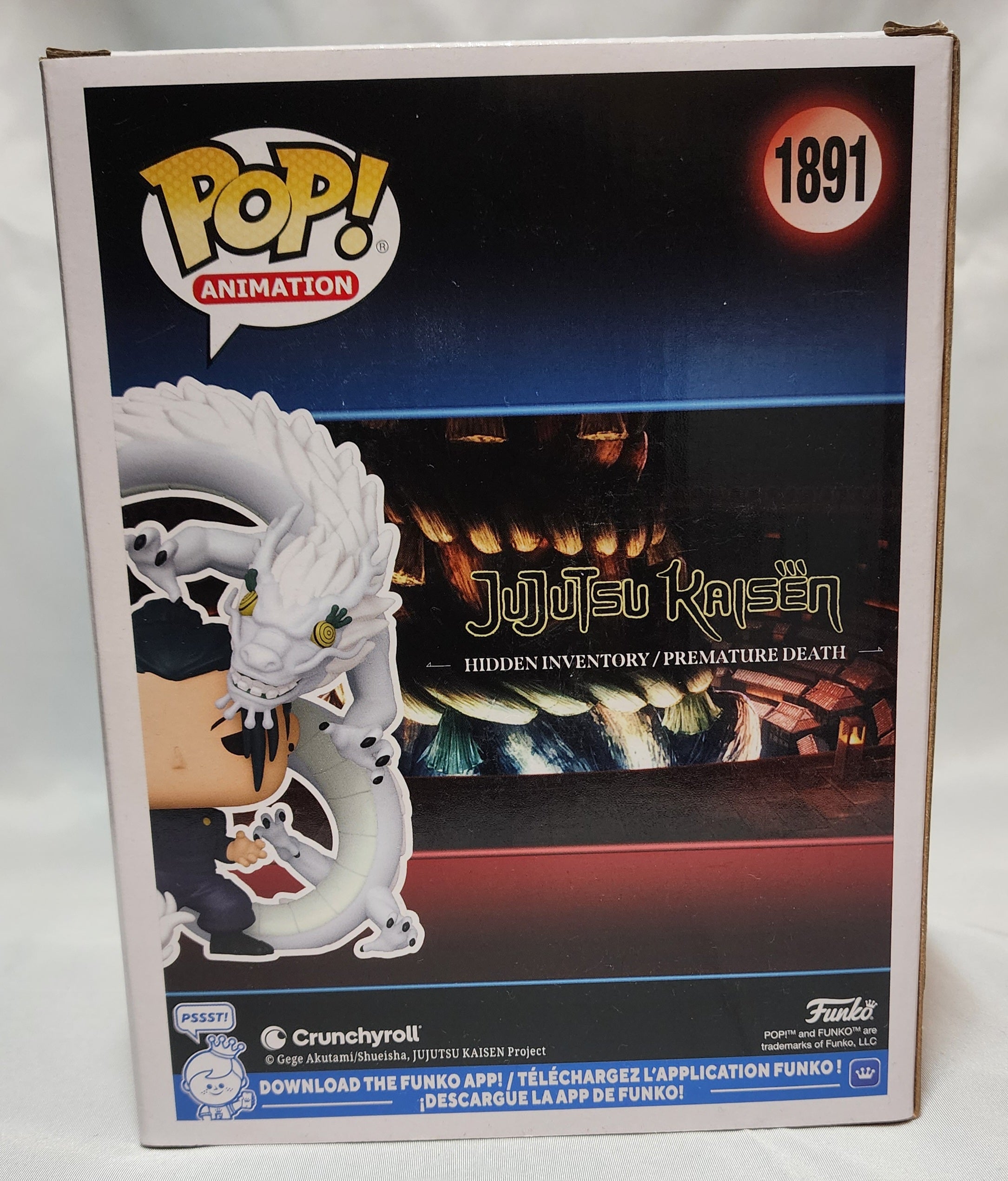 Pop Premium Animation Jujutsu Kaisen Suguru Geto #1891 Gamestop Exclusive