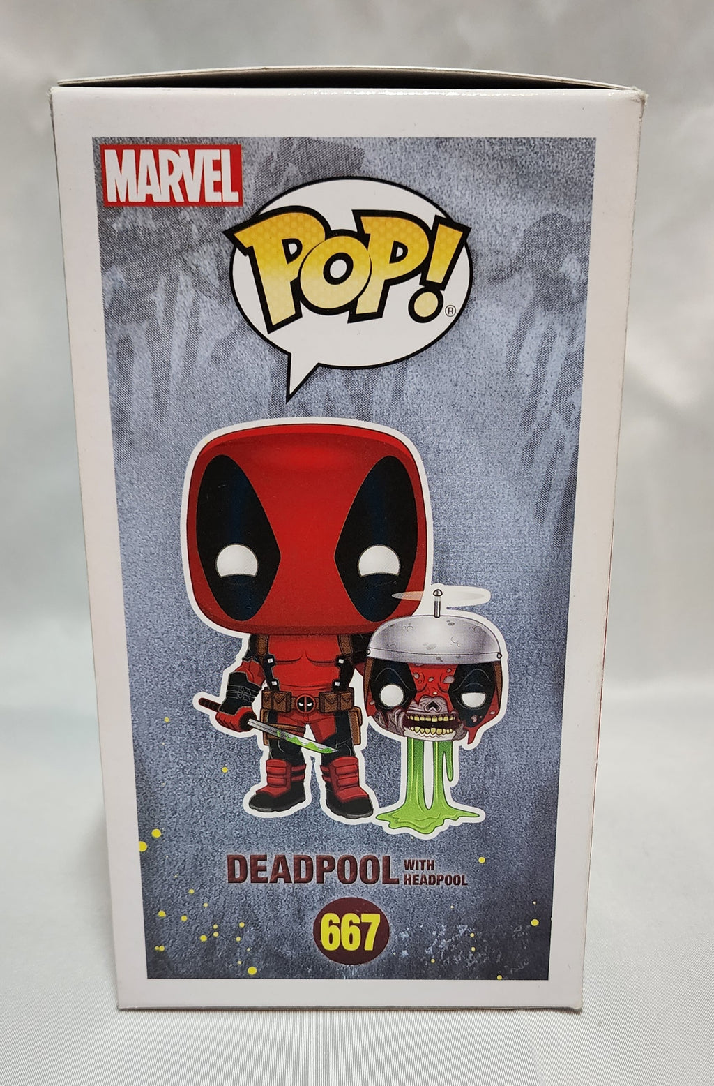 Pop Marvel Zombies Deadpool With Headpool #667 Exclusive Marvel Collection Corps Signed
