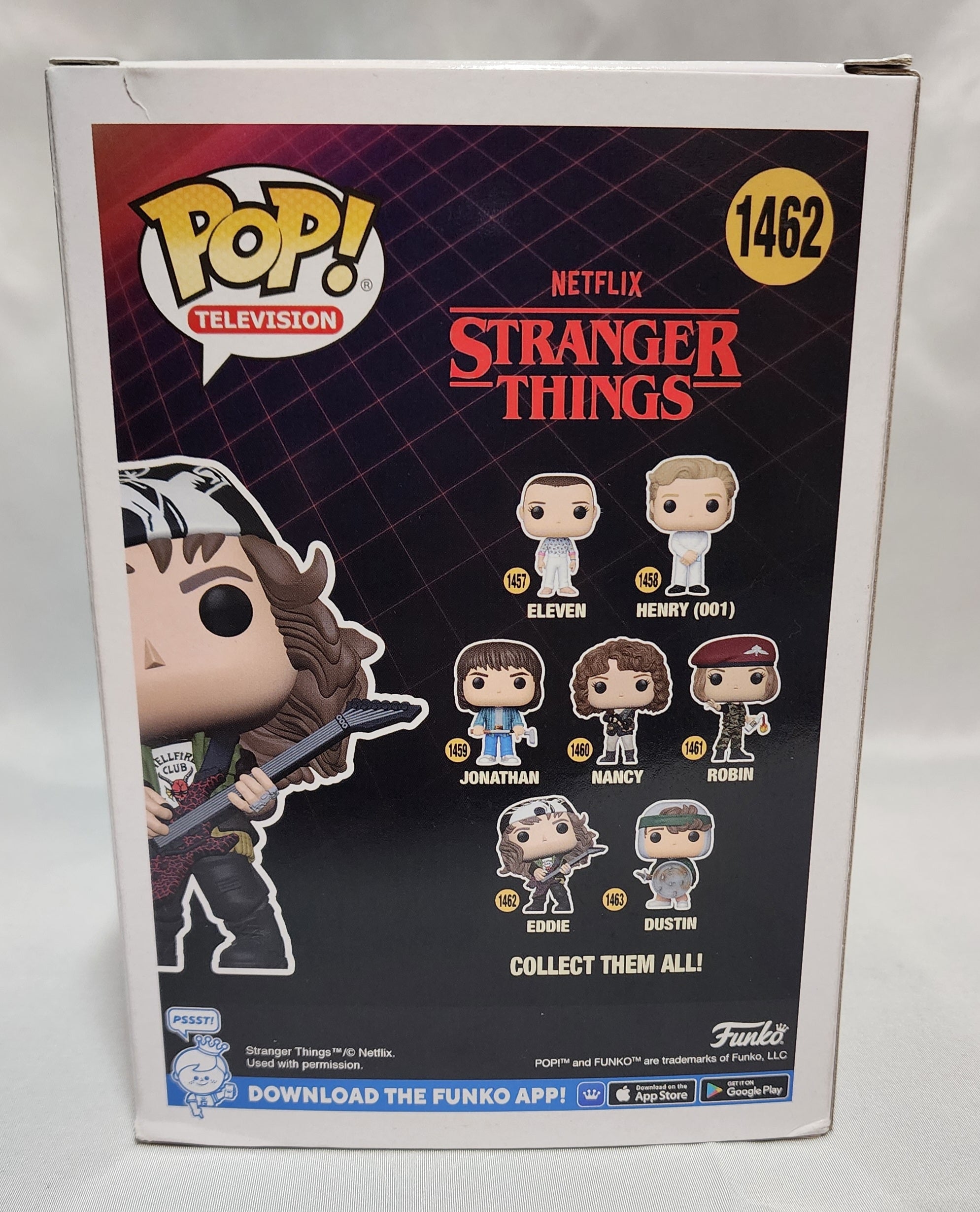 Pop Television Netflix Stranger Things Eddie #1462