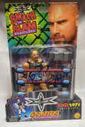 Smash 'N Slam Wrestlers Goldberg (With Barbell Curling Action) Action Figure Signed