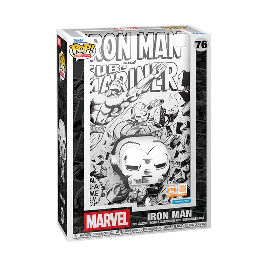 Pop! Marvel Comic Covers Iron Man #1 (Black & White) Grail Limited Edition