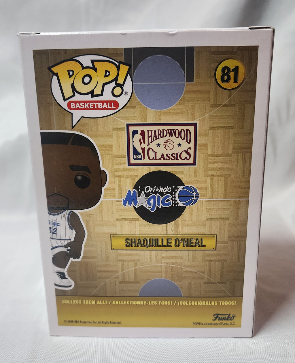 Pop Basketball Orlando Magic Shaquille O'Neal #81 Signed