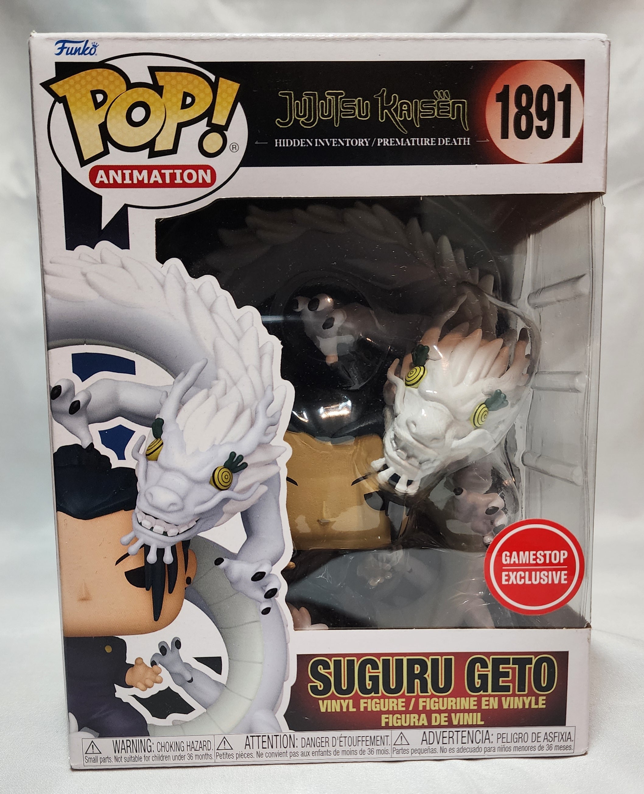 Pop Premium Animation Jujutsu Kaisen Suguru Geto #1891 Gamestop Exclusive