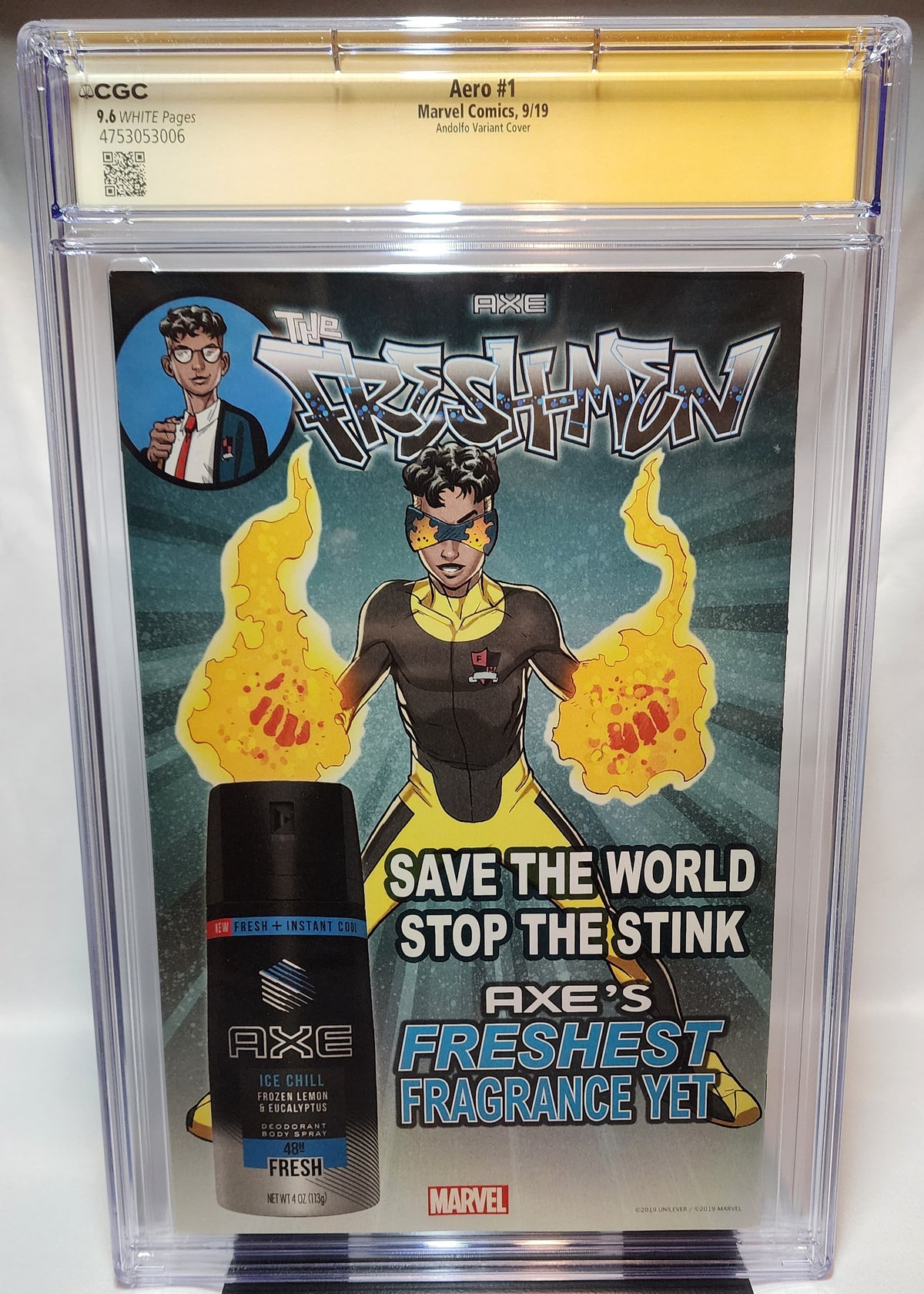 Aero #1 CGC 9.6 Signature Series Signed