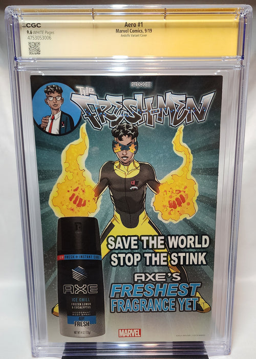 Aero #1 CGC 9.6 Signature Series Signed
