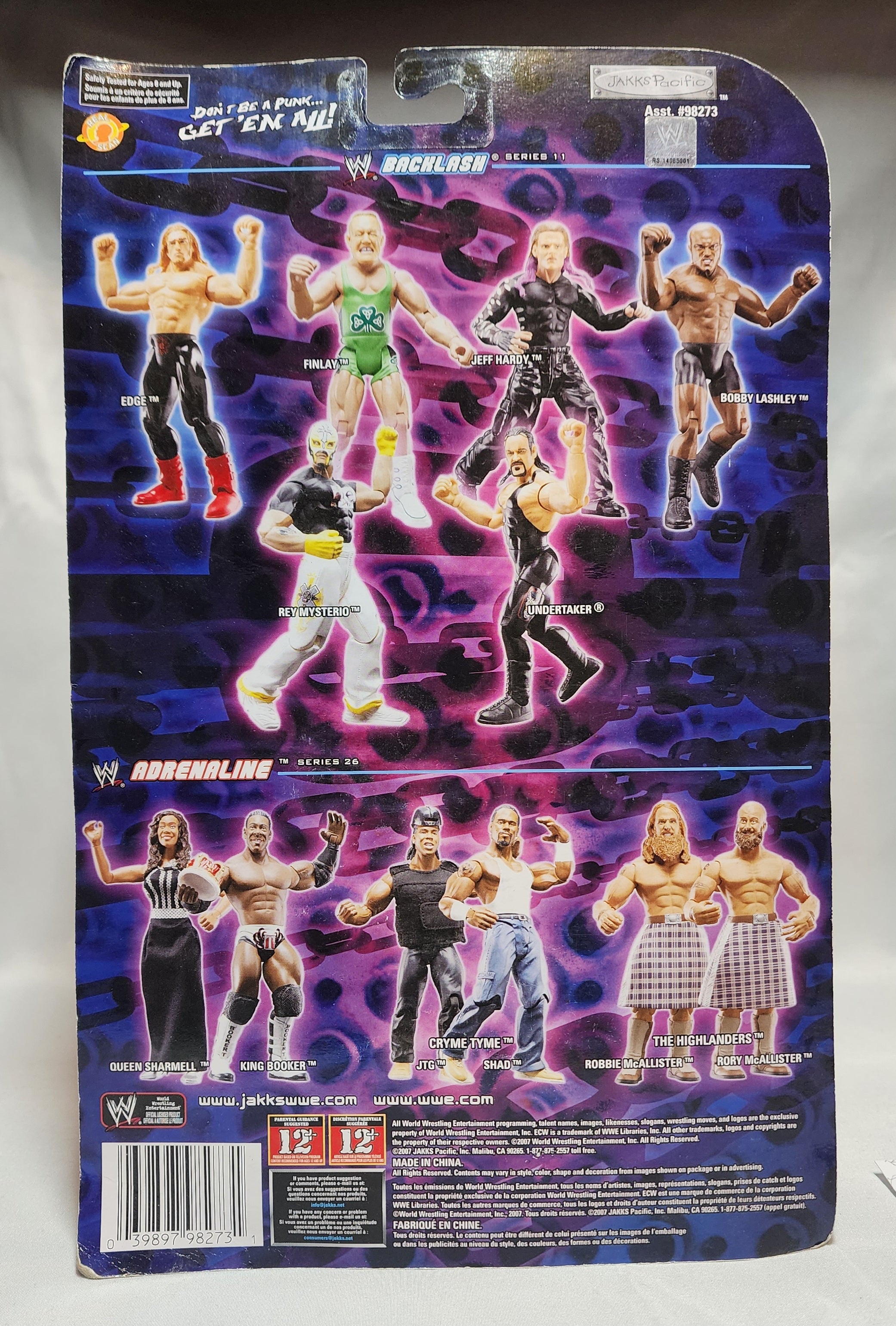 WWE Backlash Series 11 Rey Mysterio Action Figure Signed