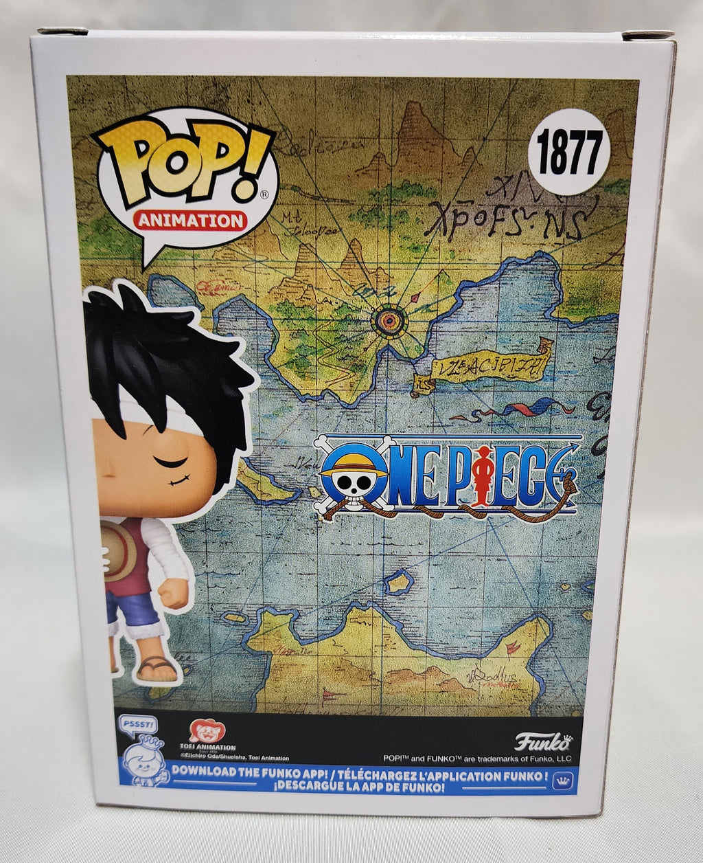 Pop Animation One Piece Monkey D. Luffy #1877 CCXPMX 2025 Limited Edition Signed