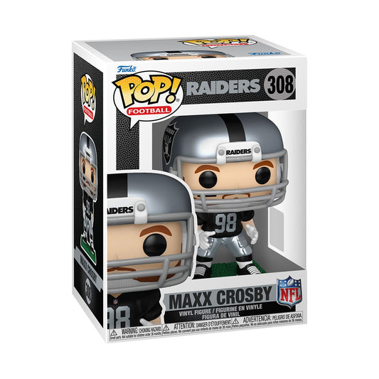 NFL Raiders Maxx Crosby Funko Pop! Vinyl Figure #308