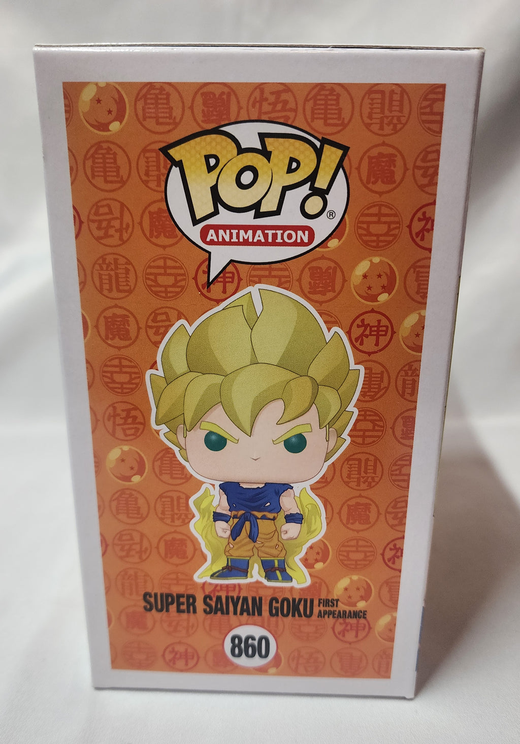 Pop Animation Dragon Ball Z Super Saiyan Goku #860 Signed
