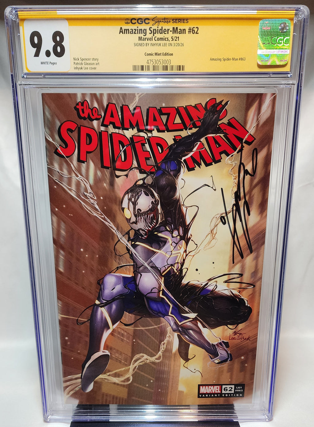 Amazing Spider-Man #62 CGC 9.8 Signature Series Signed