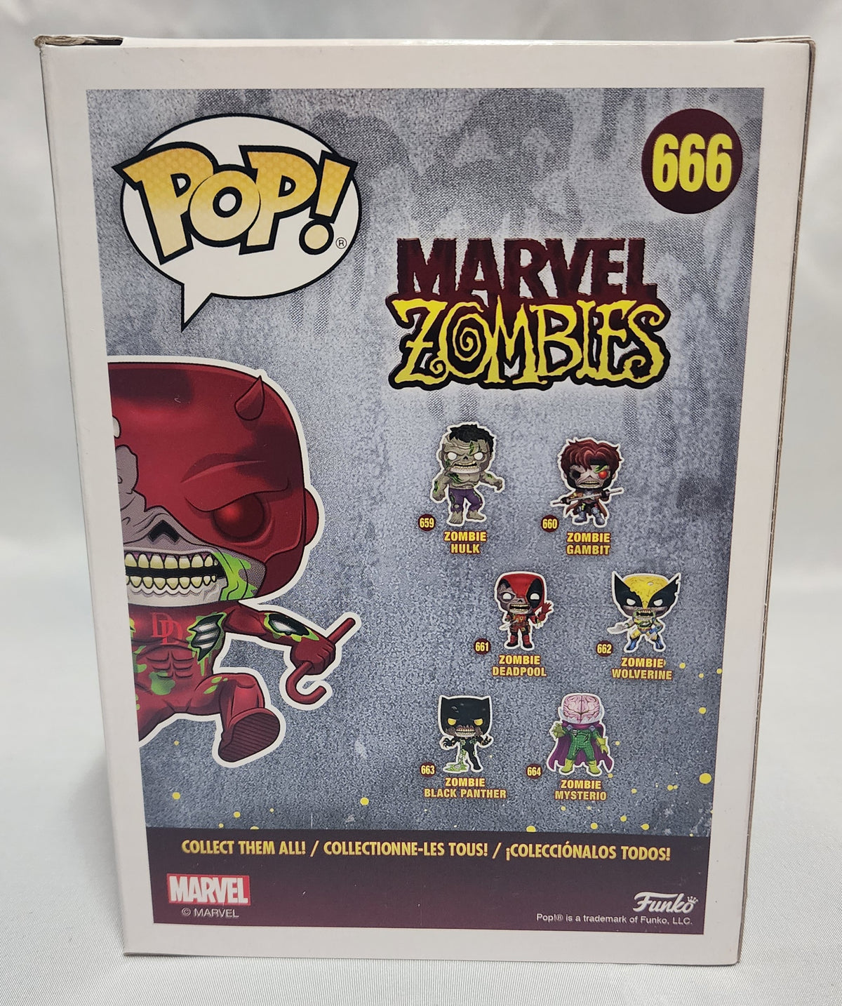 Pop Marvel Zombies Zombie Daredevil #666 2025 Fall Convention Limited Edition Signed