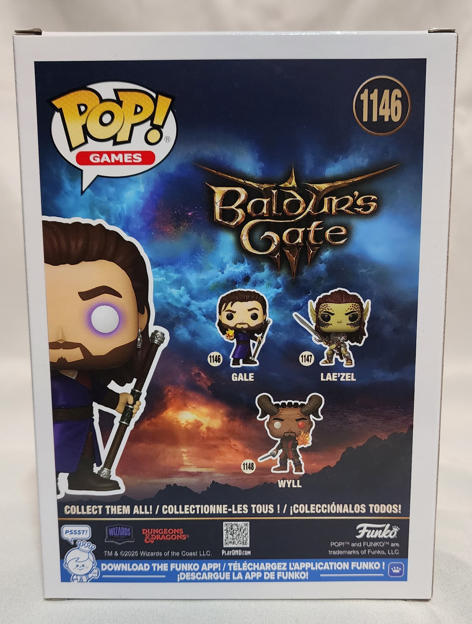 Pop Games Baldur's Gate Gale Funko Pop! Vinyl Figure #1146 Chase