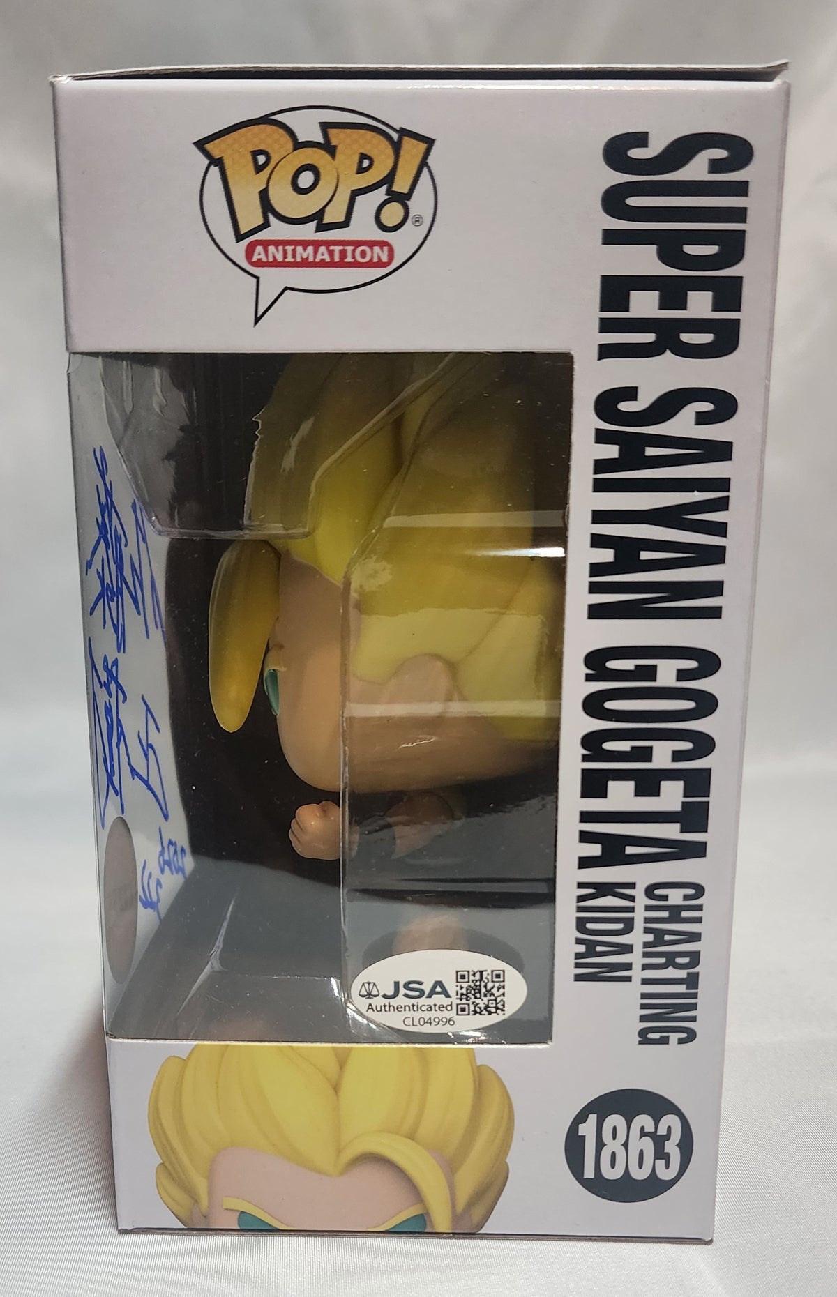 Pop Animation Dragon Ball Super Broly Super Saiyan Gogeta (Charting Kidan) #1863 Chase Signed