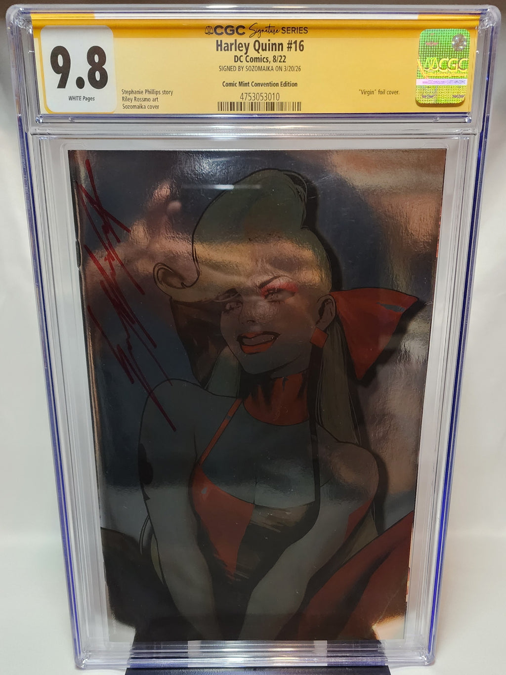 Harley Quinn #16 CGC 9.8 Signature Series Signed