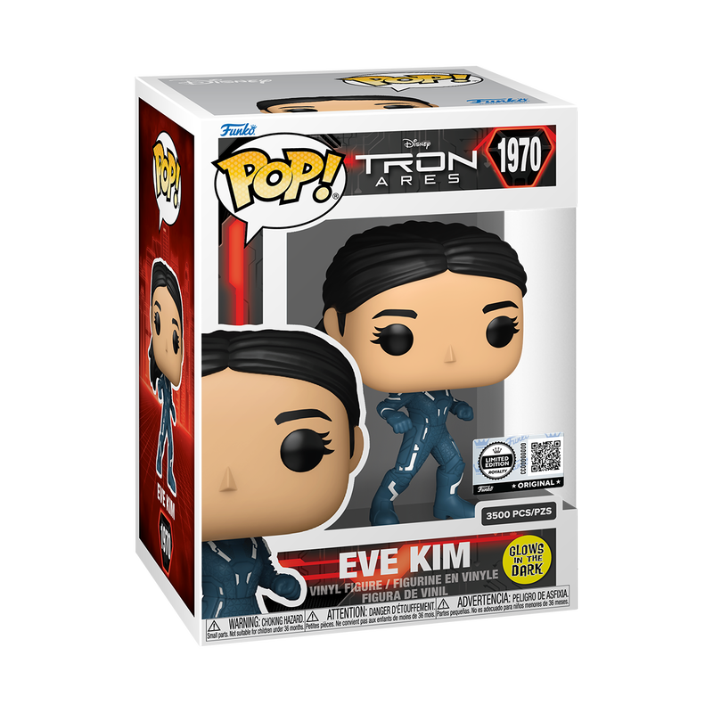Pop! Disney Tron Ares Eve Kim #1970 Funko Pop! Glow In The Dark Limited Edition