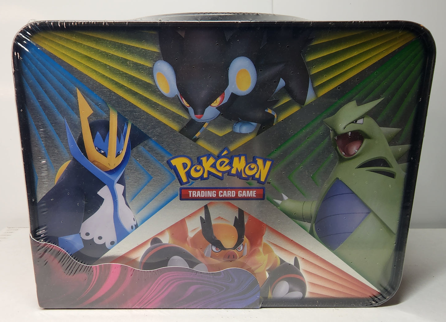 POKEMON TIN LUNCH BOX CARD HOLD CONTAINER