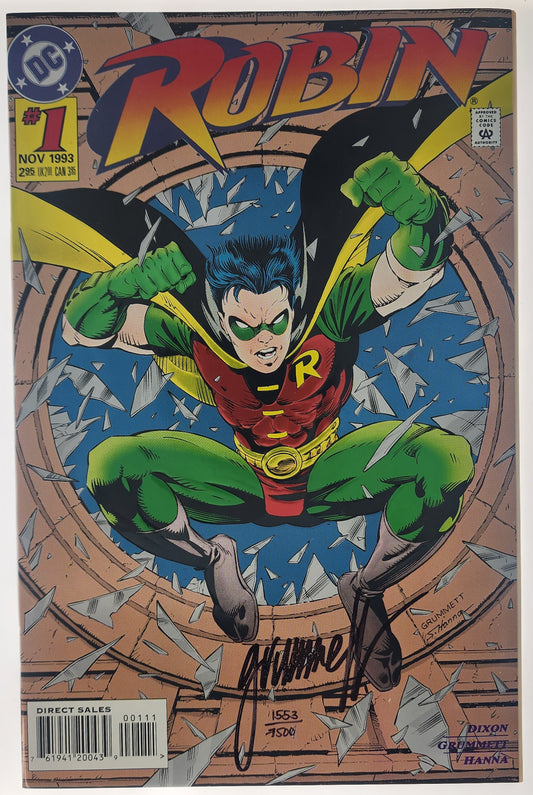 ROBIN #1 (1993) SIGNED