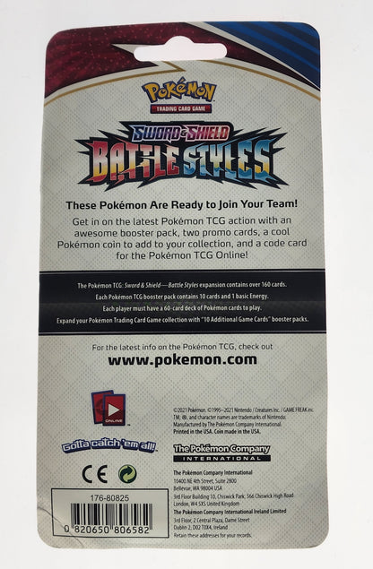 POKEMON TCG: SWORD & SHIELD BATTLE STYLES BLISTER PACK