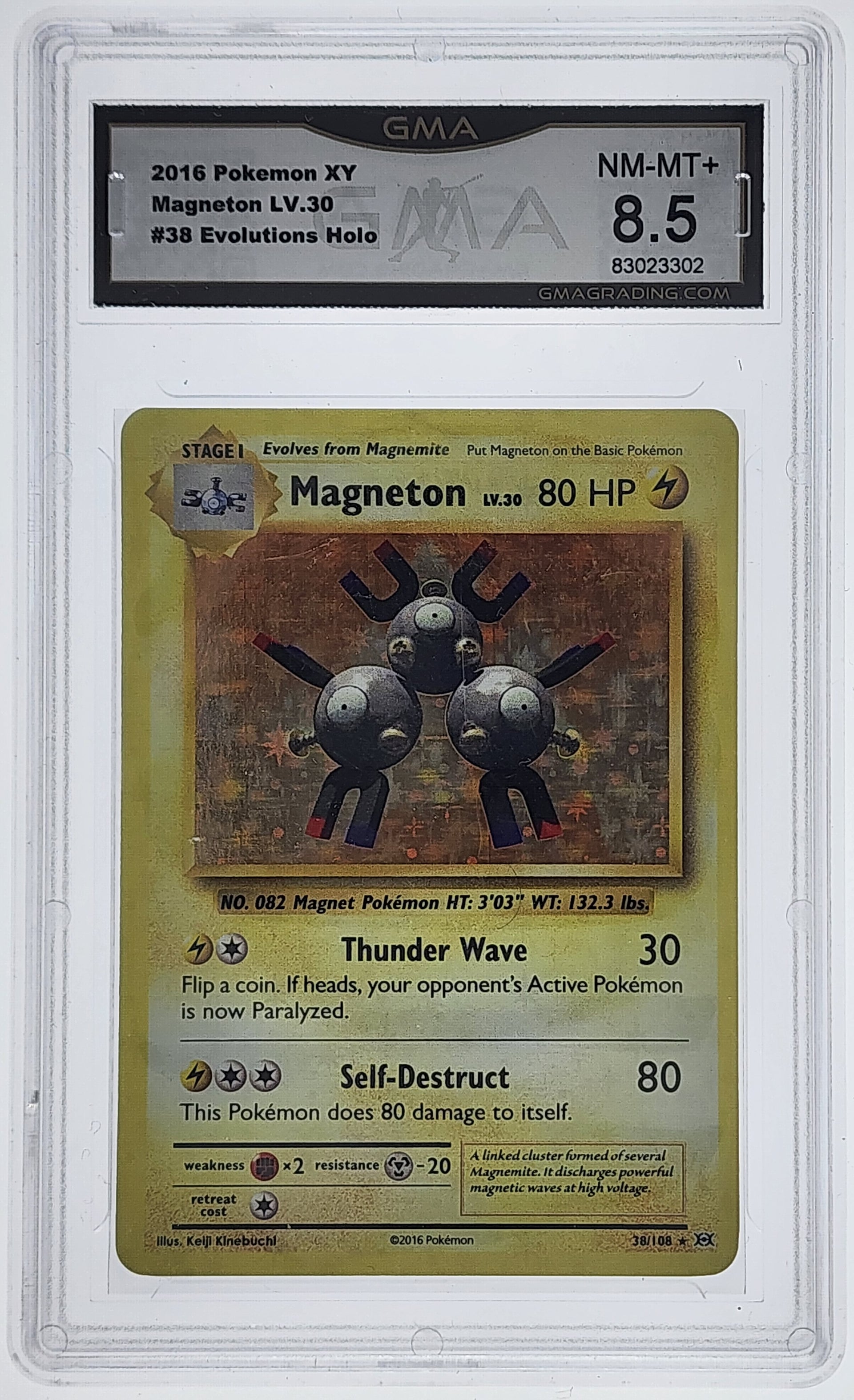 POKEMON TCG: XY MAGNETON HOLO GMA 8.5 (2016) – Far Out Comics